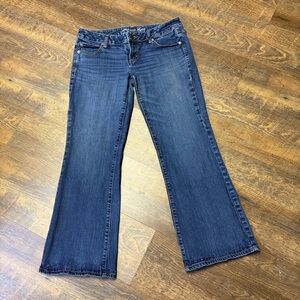 2011 American Eagle Favorite Boyfriend Jeans Womens 10 Short Stretch Low Rise